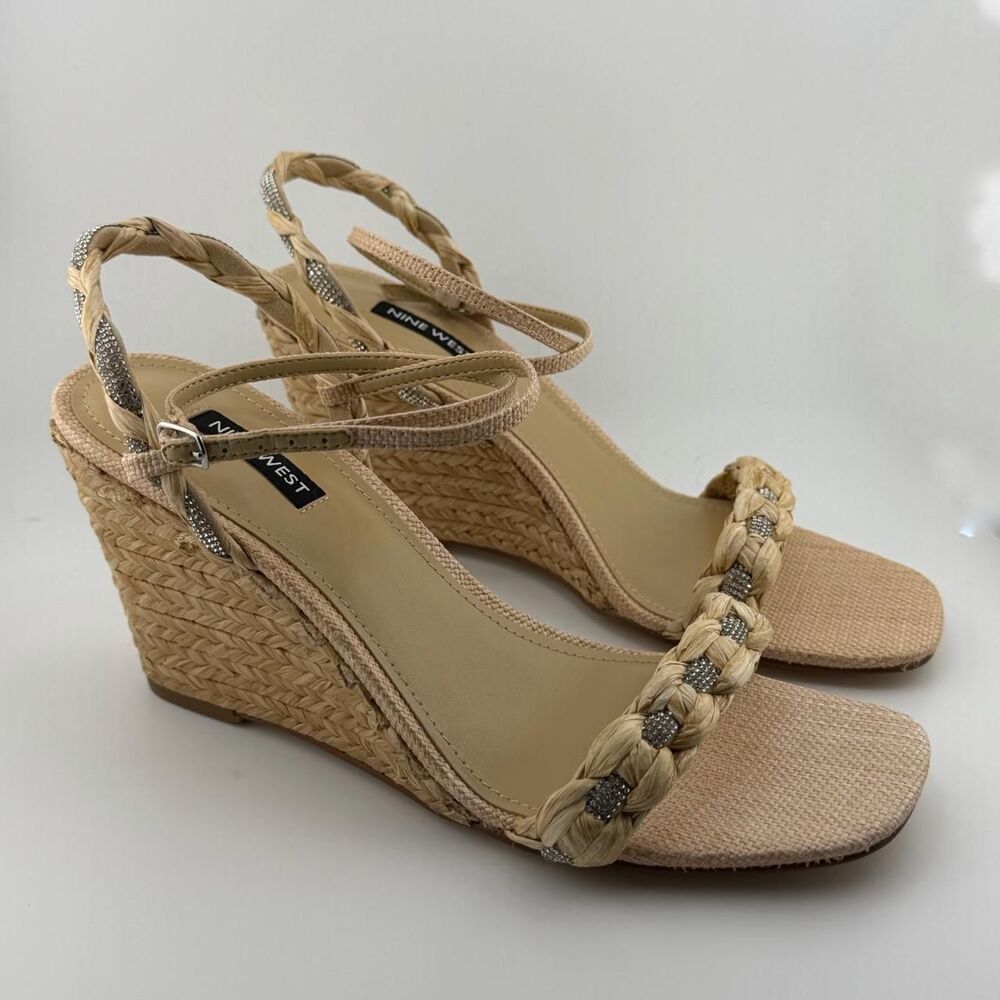 Nine-west Women's Tan and Cream Sandals